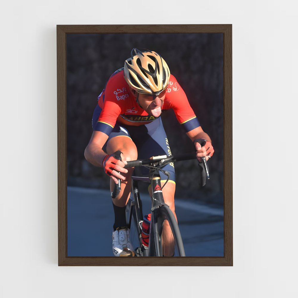 Poster L'Escalade Rouge – affiche Cyclisme (vue 5)